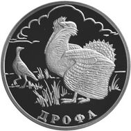  2004. 1 рубль. Дрофа, фото 1 
