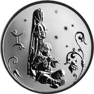  2005. 2 рубля. Близнецы, фото 1 