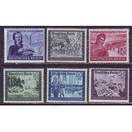  1944. Германия. Рейх. 888-893. Немецкая почта. Почтово-товарищеские отношения. 6 марок, фото 1 