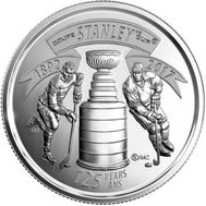  25 центов 2017 «125-я годовщина Кубка Стенли» Канада, фото 1 