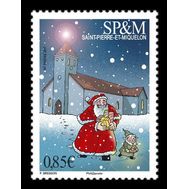  2017. Сен-Пьер и Микелон(Фр) . 1286. Рождество. 1 Марка., фото 1 