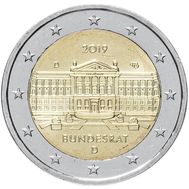  2 евро 2019 «Бундесрат» Германия, фото 1 