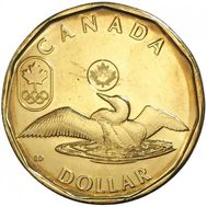  1 доллар 2014 «Олимпийские игры в Сочи» Канада, фото 1 
