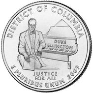  25 центов 2009 «Округ Колумбия» (штаты США), фото 1 