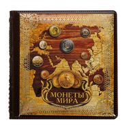 Альбом для монет со вставкой «Монеты мира: Карта» мини, фото 1 