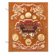  Альбом для монет с декоративной деревянной обложкой, фото 1 