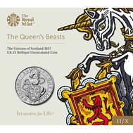  5 фунтов 2017 «Единорог из Шотландии» (Звери Королевы) в буклете, фото 1 