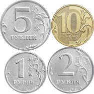  Комплект разменных монет России 2019 г. (4 монеты), фото 1 