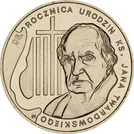  2 злотых 2010 «95 лет Яну Твардовскому» Польша, фото 1 