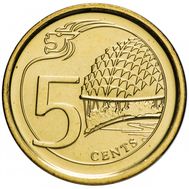  5 центов 2013 Сингапур, фото 1 