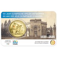  2,5 евро 2020 «100 лет Олимпийским играм в Антверпене» Бельгия (в блистере), фото 1 