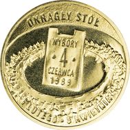  2 злотых 2009 «Выборы 4 июня 1989 года» Польша, фото 1 