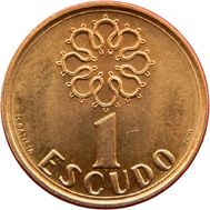  1 эскудо 1998 Португалия, фото 1 