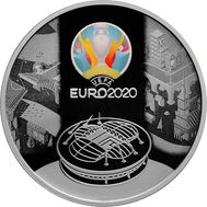  3 рубля 2021 «Чемпионат Европы по футболу 2020 года (UEFA EURO 2020)», фото 1 