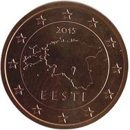  2 евроцента 2015 Эстония, фото 1 