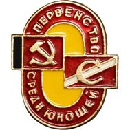  Значок «ДСО «Спартак». Первенство среди юношей» СССР, фото 1 