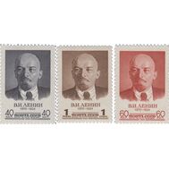  1958. СССР. 2052-2054. 88 лет со дня рождения В. И. Ленина. 3 марки, фото 1 