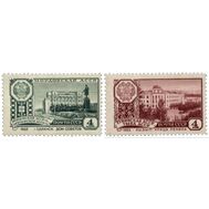  1962. СССР. 2708-2709. Столицы автономных советских социалистических республик. 2 марки, фото 1 