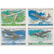  1979. СССР. 4893-4896. Авиапочта. История отечественного авиастроения. 4 марки, фото 1 