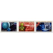  1984. СССР. 5490-5492. 25 лет космическому телевидению. 3 марки, фото 1 