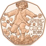  5 евро 2025 «Прыжок в счастье» Австрия, фото 1 