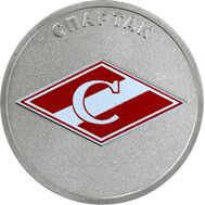  25 рублей 2025 «Спартак. Футбольные клубы» (цветная) в блистере, фото 1 