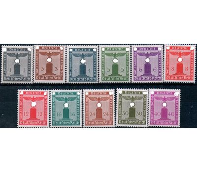 11 почтовых марок «Служебные марки» Третий Рейх 1942, фото 1 