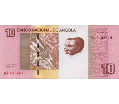  Банкнота 10 кванза 2012 Ангола Пресс, фото 1 