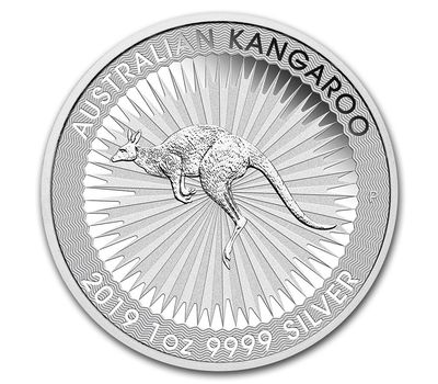  Монета 1 доллар 2019 «Кенгуру» Австралия (серебро 1 унция), фото 1 