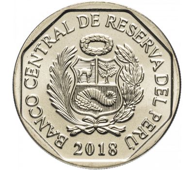 Монета 1 соль 2018 «Красная книга. Ягуар (Panthera onca)» Перу, фото 2 