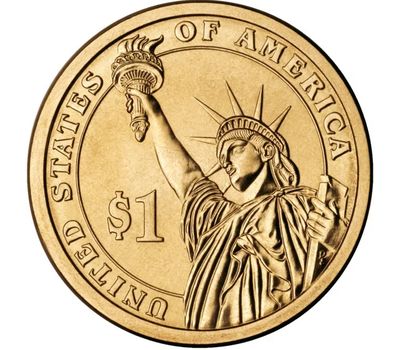  Монета 1 доллар 2007 «4-й президент Джеймс Мэдисон» США (случайный монетный двор), фото 2 