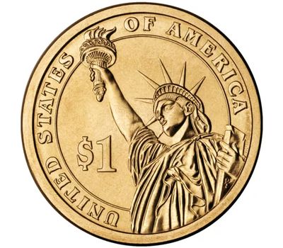  Монета 1 доллар 2011 «20-й президент Джеймс Гарфилд» США (случайный монетный двор), фото 2 