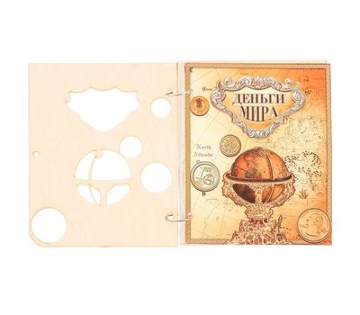  Альбом для монет «Деньги мира — Глобус», фото 2 