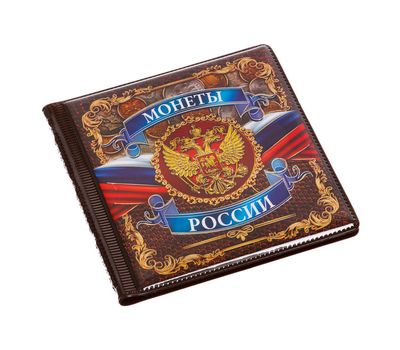  Альбом для монет с вставкой «Монеты России. Герб и Флаг» мини, фото 4 