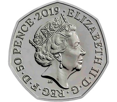  Монета 50 пенсов 2019 «Паддингтон у лондонского Тауэра» Великобритания, фото 2 