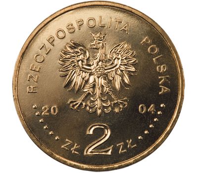  Монета 2 злотых 2004 «Александр Чекановский (1833 — 1876)» Польша, фото 2 