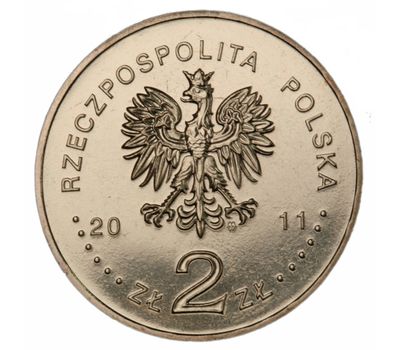  Монета 2 злотых 2011 «Чеслав Милош (1911-2004)» Польша, фото 2 