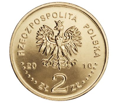  Монета 2 злотых 2010 «Варшава — Старый город» Польша, фото 2 