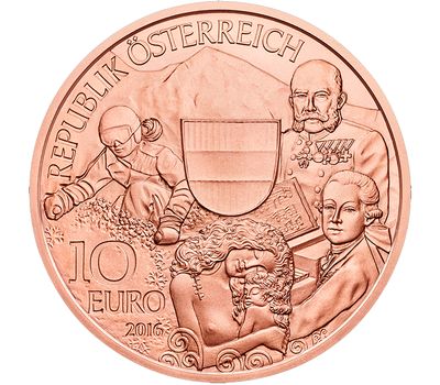  Монета 10 евро 2016 «Федеральные земли Австрии: Австрия», фото 2 
