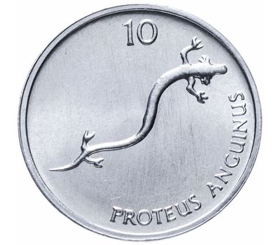 Монета 10 стотинов 1993 Словения, фото 1 