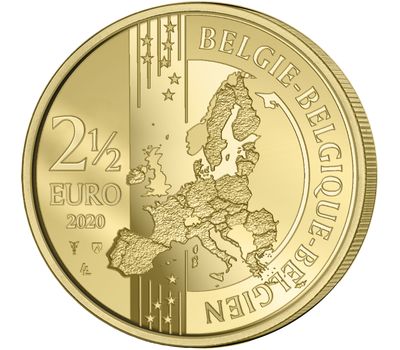  Монета 2,5 евро 2020 «100 лет Олимпийским играм в Антверпене» Бельгия (в блистере), фото 4 