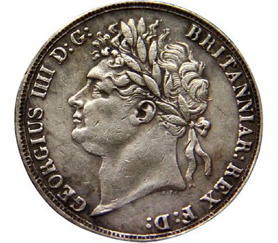 Монета 1 крона 1822 Великобритания (копия), фото 2 