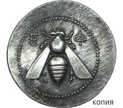  Монета тетрадрахма 34 до н.э. Иония (копия), фото 1 