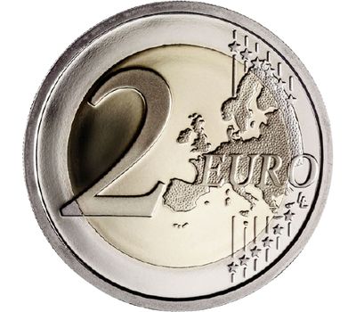  Монета 2 евро 2021 «150 лет со дня провозглашения Рима столицей» Италия, фото 2 