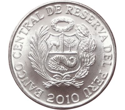  Монета 1 сентимо 2010 Перу, фото 2 