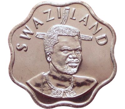  Монета 10 центов 2002 «Сахарный тростник» Свазиленд, фото 2 