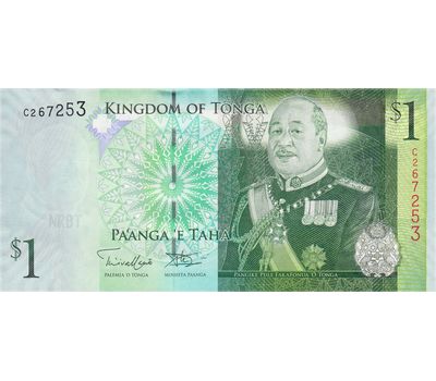  Банкнота 1 паанга 2014 Тонга (Pick 37) Пресс, фото 1 