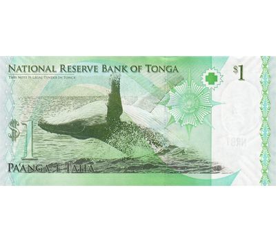  Банкнота 1 паанга 2014 Тонга (Pick 37) Пресс, фото 2 