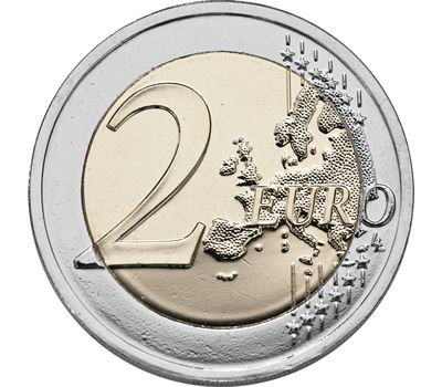  Монета 2 евро 2021 «Финно-угорские народы» Эстония, фото 2 
