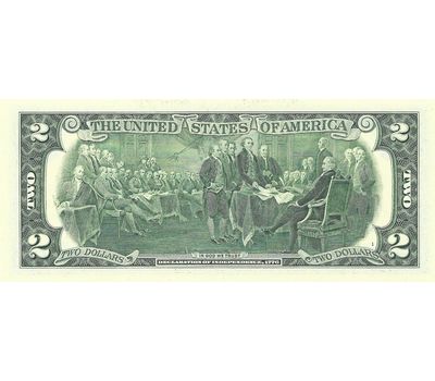 Банкнота 2 доллара 2017 США Пресс, фото 2 